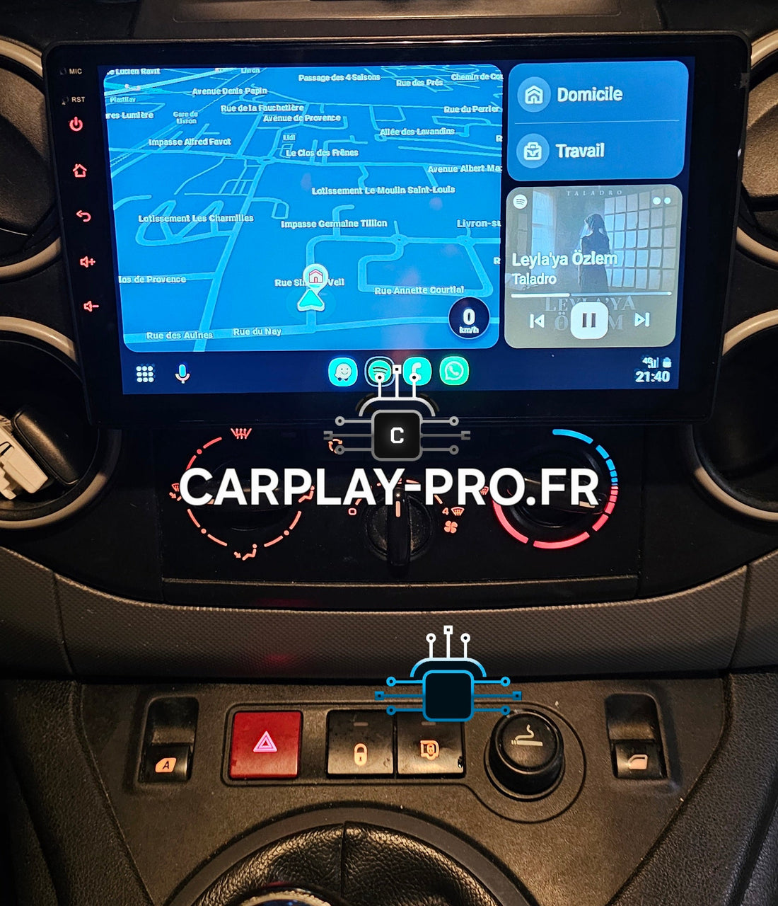 Autoradio Carplay