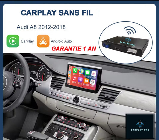 CARPLAY ANDROID AUTO AUDI A8 2012 - 2018