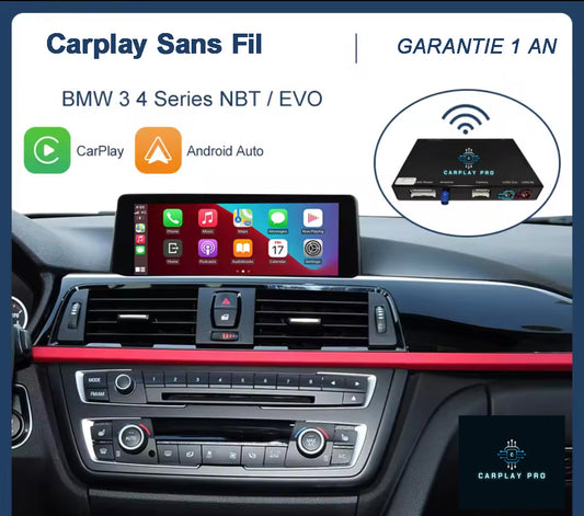 BOITIER CARPLAY BMW Série 3, Série 4, F30, F31, F32, F33, F34, F35, F36, 2011-2016
