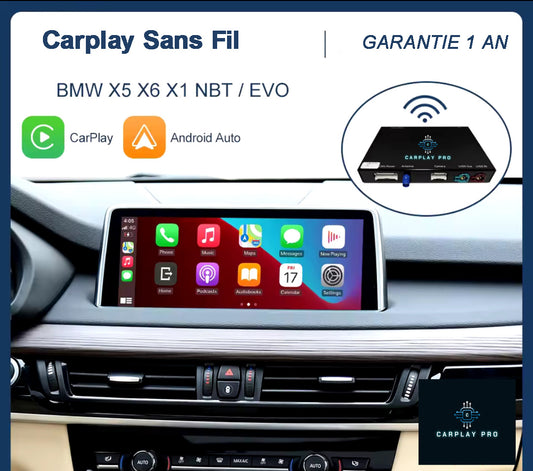 BOITIER CARPLAY BMW X1 F48, X5 F15, X6 F16  NBT, EVO