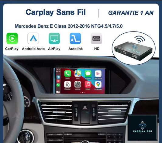 BOITIER CARPLAY MERCEDES CLASSE E W212  W213  NTG 4.5 4.7 5.0